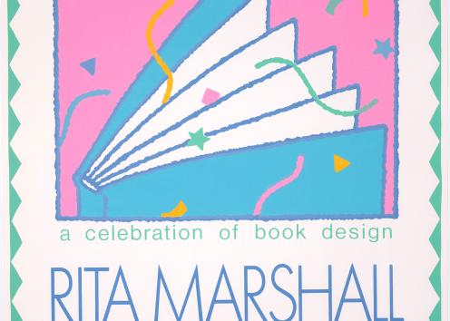 poster featuring an illustration of a book 