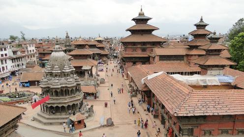The World Heritage Site Lalitpur (also called Patan) in the Kathmandu Valley Cultural Landscape, Nepal. Credit: Kapila Silva